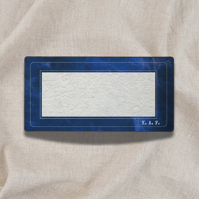 Cuir Bleu et Lin - Série Scholar (Créateur téléchargé)