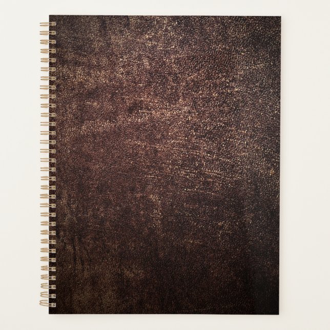 cuir marron vintage (Devant)