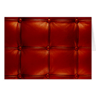 Cuir tufté rouge