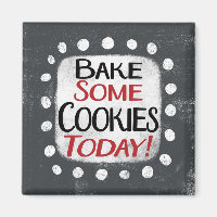 Cuire Certains Cookies Aujourd'Hui Aimant Réfrigér