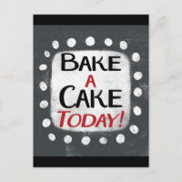 Cuire Un Gâteau Carte Postale Aujourd'Hui