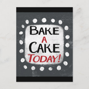 Cuire Un Gâteau Carte Postale Aujourd'Hui