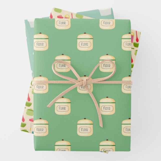 Cuisine à cuisines, Papier à envelopper 4, (En situation)