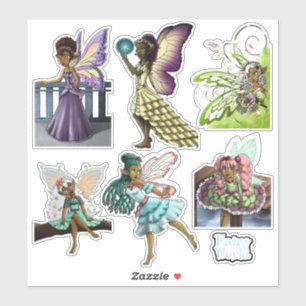 Cuisine amérindienne de fées - Sticker en vinyle