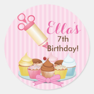 Cuisine Baking Anniversaire Fête Favoriser Sticker