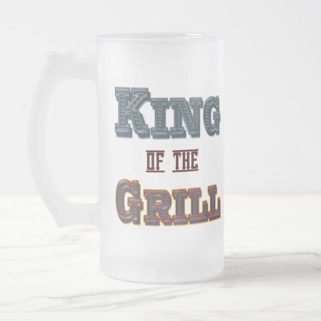 Cuisine barbecue King of the Grill Dit Mug (Gauche)