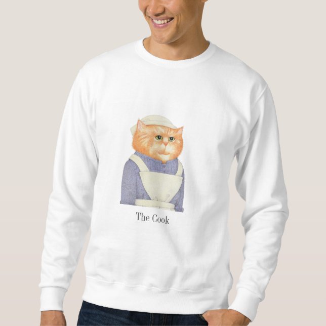 CUISINE CHAT Sweatshirt de base hommes (Devant)