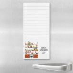 Cuisine Cuisine personnalisée Liste d'épicerie<br><div class="desc">Une jolie illustration de cuisine ajoute du charme à ce bloc-notes. Faites vos listes d'achats en style avec ce bloc-notes personnalisable d'épicerie, de planification de repas ou de liste de choses à faire. Customisez ou ajoutez du texte pour répondre à vos besoins. Conserver ou supprimer les lignes aussi. Consultez ma...</div>