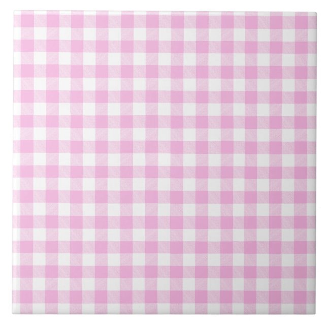 Cuisine de campagne rose à carreaux (Devant)