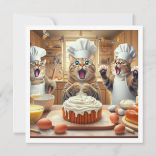 Cuisine de chats, invitation à la fête de boulange