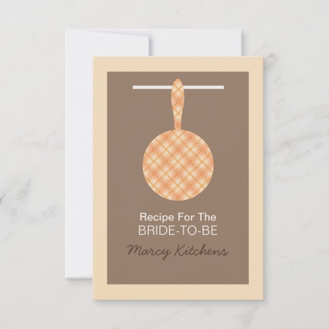 Cuisine de Fête des mariées Thème Recette personna (Devant)