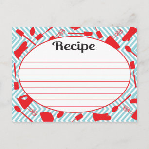 Cuisine d'inspiration rétro Cartes de recettes