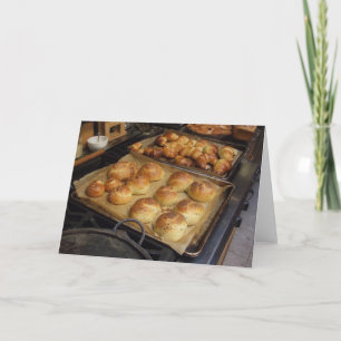 Cuisine du pain frais, Carte pour notes