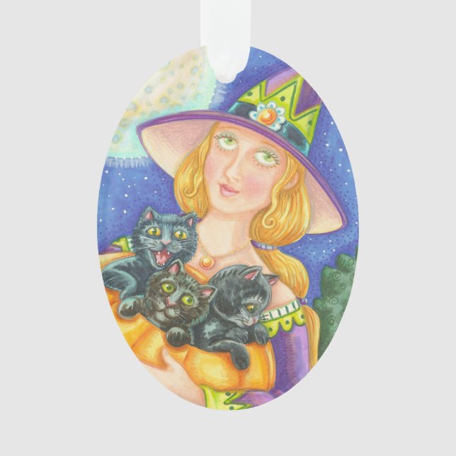 CUISINE EN CHAT NOIR & HALLOWEEN HALLOWEEN ORNAMEN (devant)