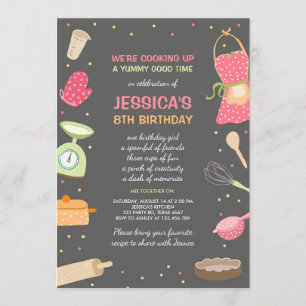 Cuisine Enfants Invitation Anniversaire Cuisine Cu