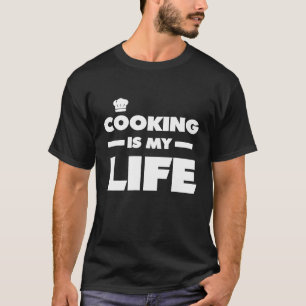 Cuisine est ma vie Chef T-shirt cadeau