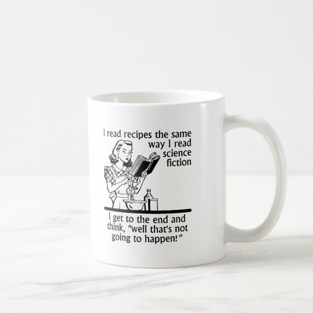 Cuisine Fiction drôle Mug (Droite)