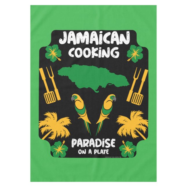 Cuisine jamaïcaine cadeaux nappes (Devant)