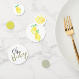 Cuisine Lemon Babydouche décor confetti