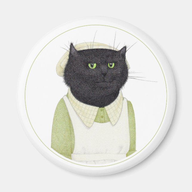 CUISINE MAID CAT Rond Magnet II (Devant)