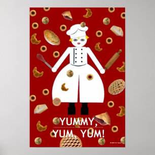 Cuisine Martzkin "DÉLICIEUX, YUM, YUM !" Affiche