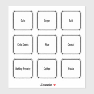 Cuisine minimaliste moderne Étiquettes