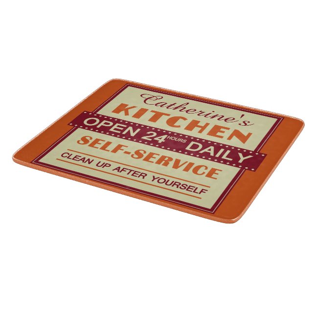 Cuisine - nom personnalisé - planches à découper (Coin)