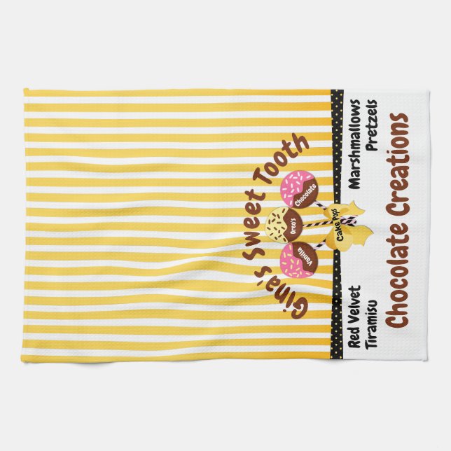 Cuisine personnalisée Serviettes de cuisine (Horizontal)