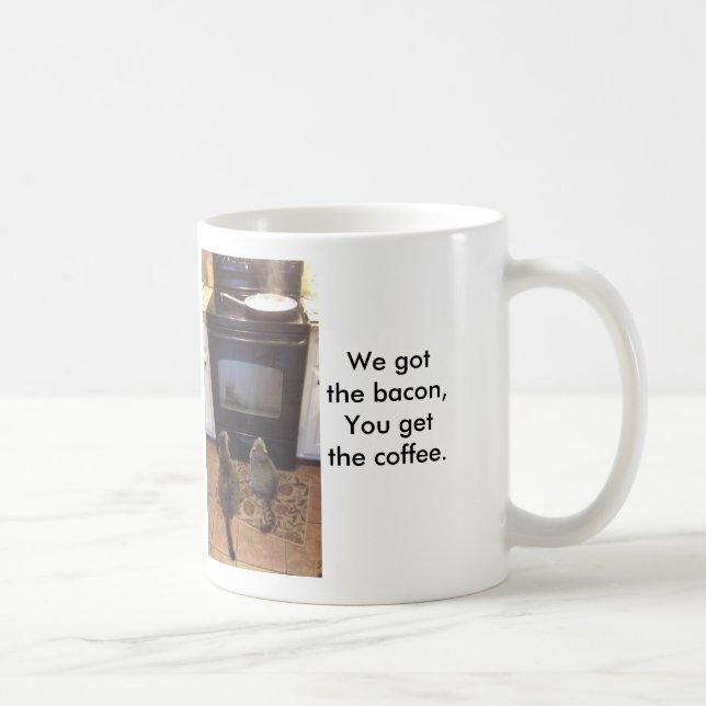 Cuisine pour chats 11 oz classique Mug blanc (Droite)