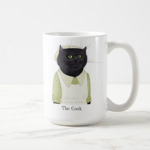 CUISINE Tall White Mug + Texte