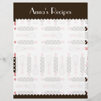 Cuisine vintage Ustensiles Recette Carte