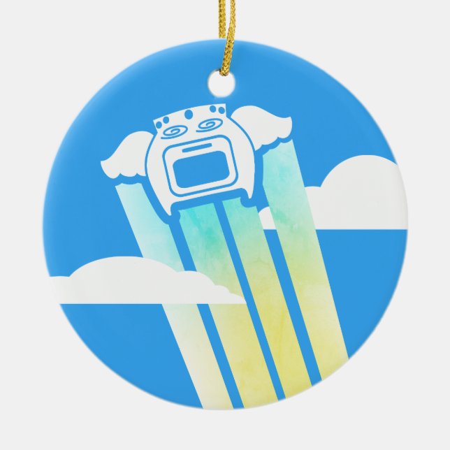 Cuisine volante héros chef ornement de Noël (Devant)