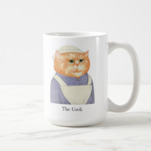 CUISINER Tall White Mug + Texte