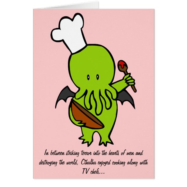 Cuisinier avec Cthulhu (Devant)