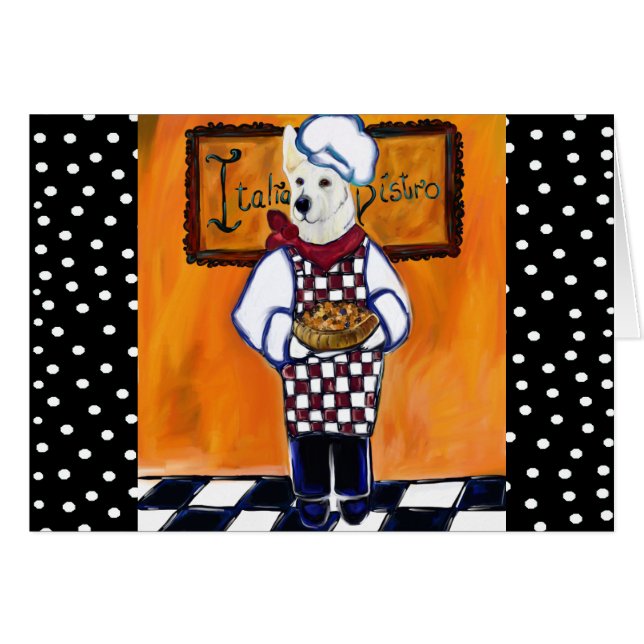 CUISINIER BERGER BLANC ALLEMAND (Devant horizontal)