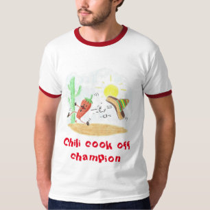 Cuisinier drôle de piment outre de T-shirt
