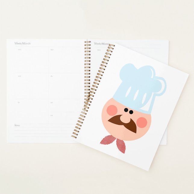 Cuisinier Italien avec Moustache et Chapeau (Créateur téléchargé)