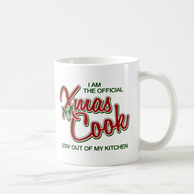 Cuisinier OFFICIEL DE NOËL - mug (Droite)