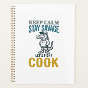Cuisinier Sauvage Alligator Gravure Vintage Graphi
