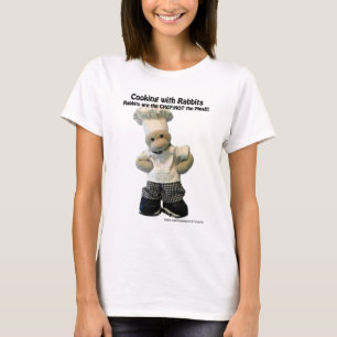 Cuisson avec des lapins - T-shirt de Madame