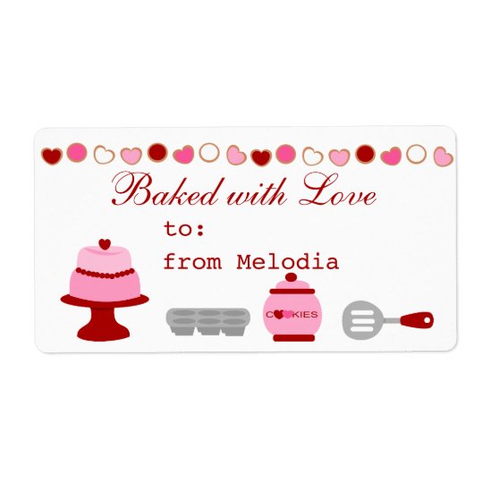 Cuisson de Valentine Étiquette D’expédition