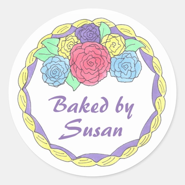 Cuisson Personnalisée Cuisinée Par Des Stickers De (Devant)