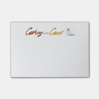 Cuisson sur les notes de post-it de la côte |