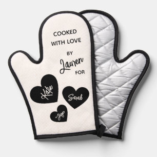 Cuit Avec Amour Personnalisé Noir & Blanc