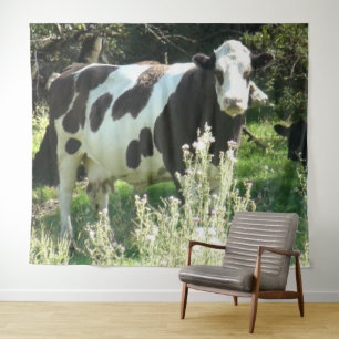 Cuite Drôle Vache Midwest Agriculture Tapisserie m