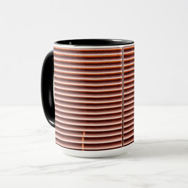 Cuivre Métal café Mug (Devant gauche)