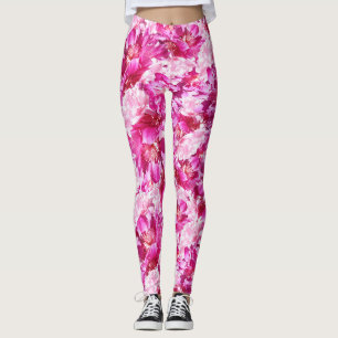 Culotte abstraite florale Legging de yoga de