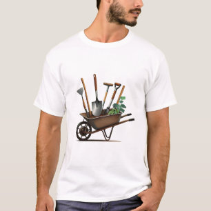 Cultivation des rêves : Rustic Wheelbarrow T-shirt