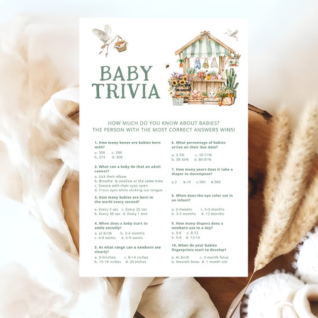 Cultivé localement Farmers Marché Baby Trivia Jeu (Créateur téléchargé)
