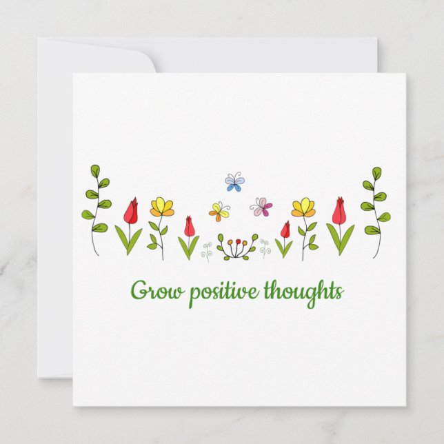 Cultiver des pensées positives fleurs (Devant)